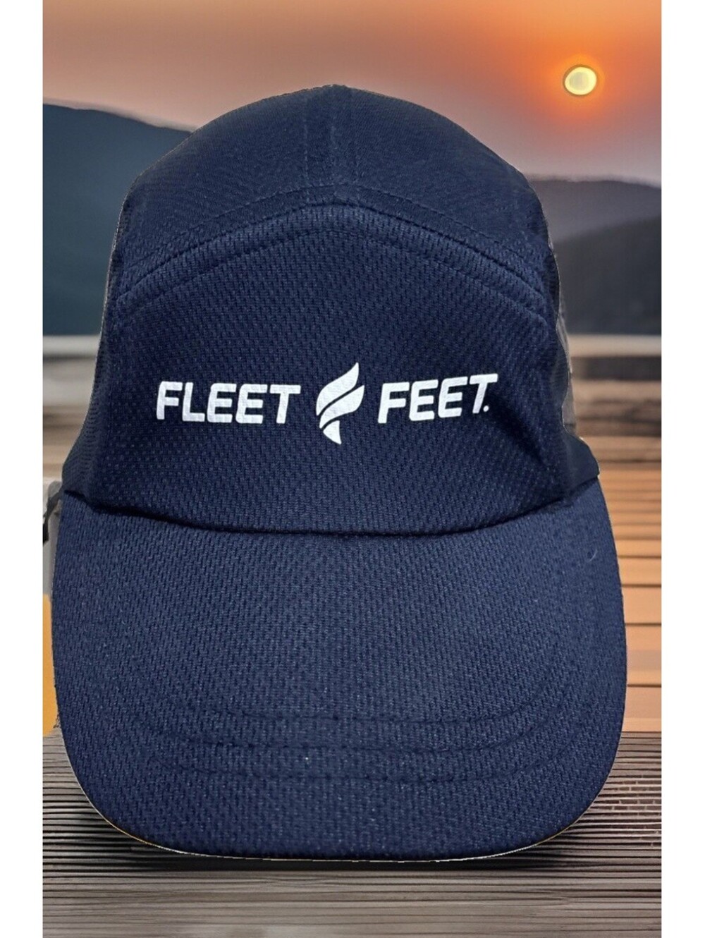 Fleet Feet Sprints Marathon Runnners Quickness Headsweats Blue Baseball Cap